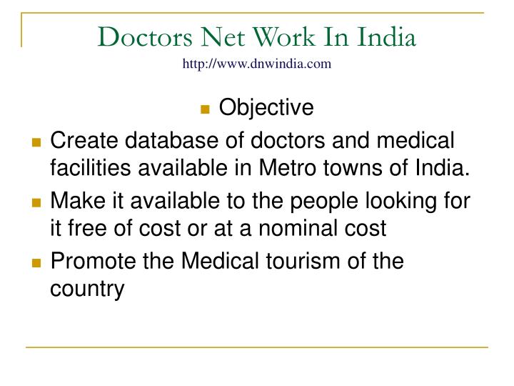 doctors net work in india http www dnwindia com