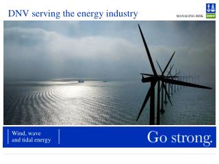 DNV serving the energy industry