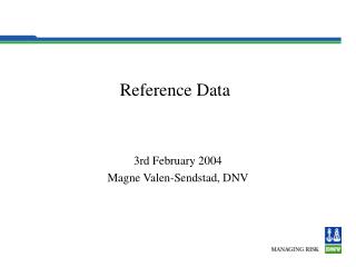 Reference Data