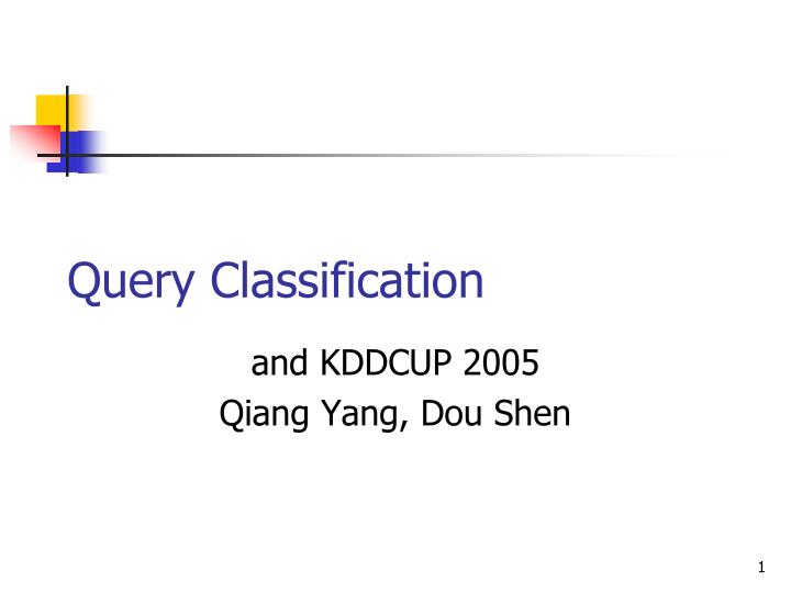 query classification