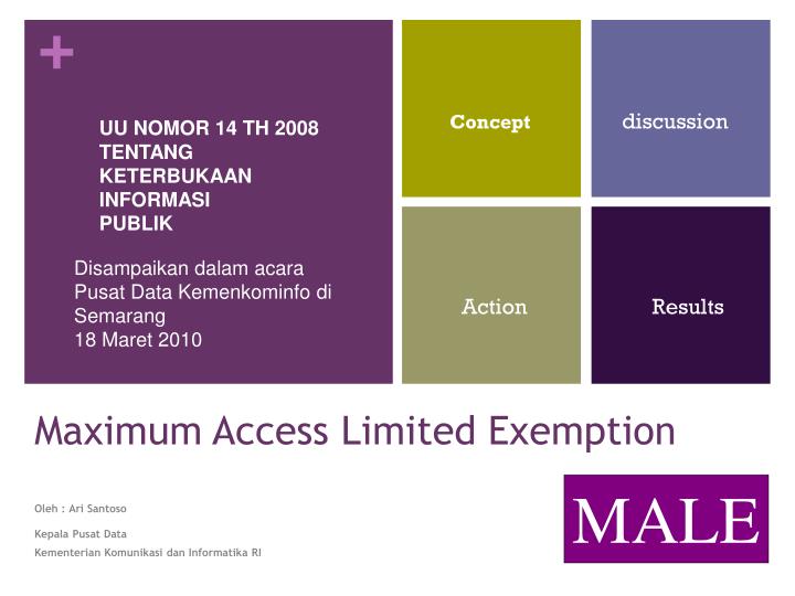 maximum access limited exemption