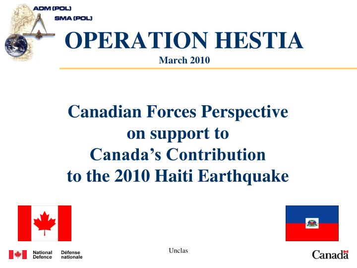 operation hestia march 2010