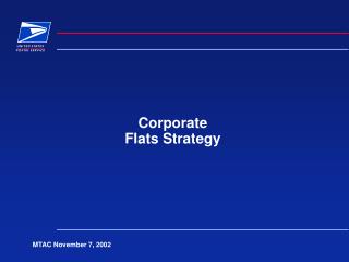 Corporate Flats Strategy
