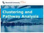 Clustering and Pathway Analysis - slide 1