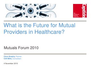 What is the Future for Mutual Providers in Healthcare?