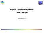 Organic Light-Emitting Diodes: Basic Concepts - slide 1