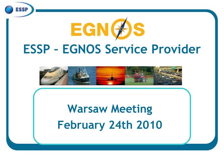 essp egnos service provider