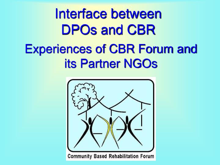interface between dpos and cbr