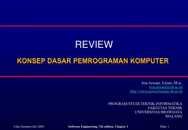 Ppt Konsep Dasar Pemrograman Komputer Powerpoint Presentation Free Download Id3286197 1394