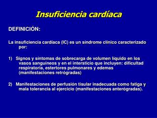 insuficiencia card aca