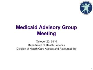 Medicaid Advisory Group Meeting