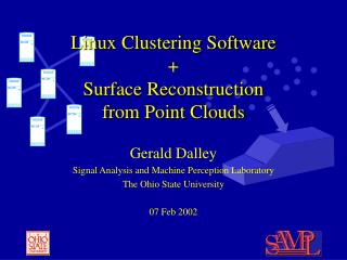 Linux Clustering Software + Surface Reconstruction from Point Clouds