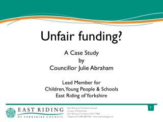 Unfair funding?
