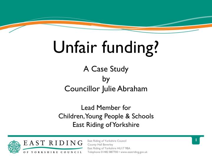 unfair funding