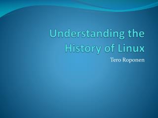 Understanding the History of Linux