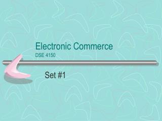Electronic Commerce DSE 4150