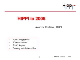 HIPPI in 2006