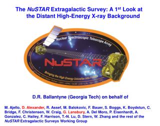 The NuSTAR Extragalactic Survey: A 1 st Look at the Distant High-Energy X-ray Background