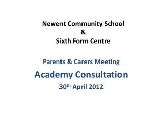 Newent Community School &amp; Sixth Form Centre