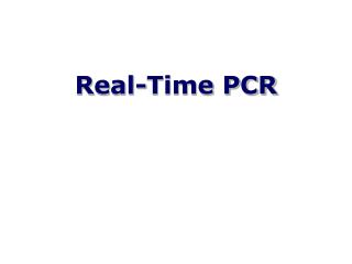 Real-Time PCR