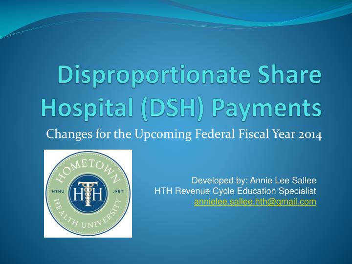 disproportionate share hospital dsh payments