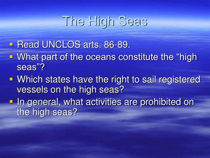 the high seas