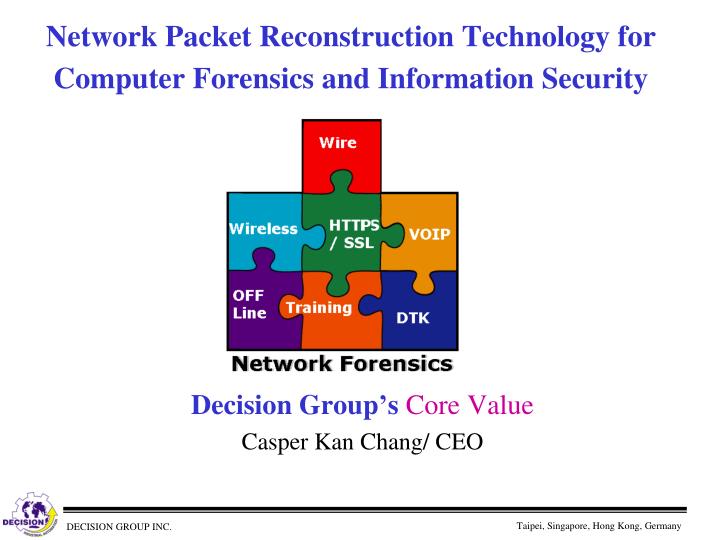 network packet reconstruction technology for computer forensics and information security