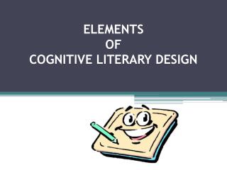 ELEMENTS OF COGNITIVE LITERARY DESIGN