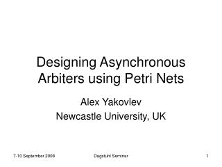 Designing Asynchronous Arbiters using Petri Nets