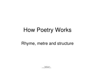 How Poetry Works