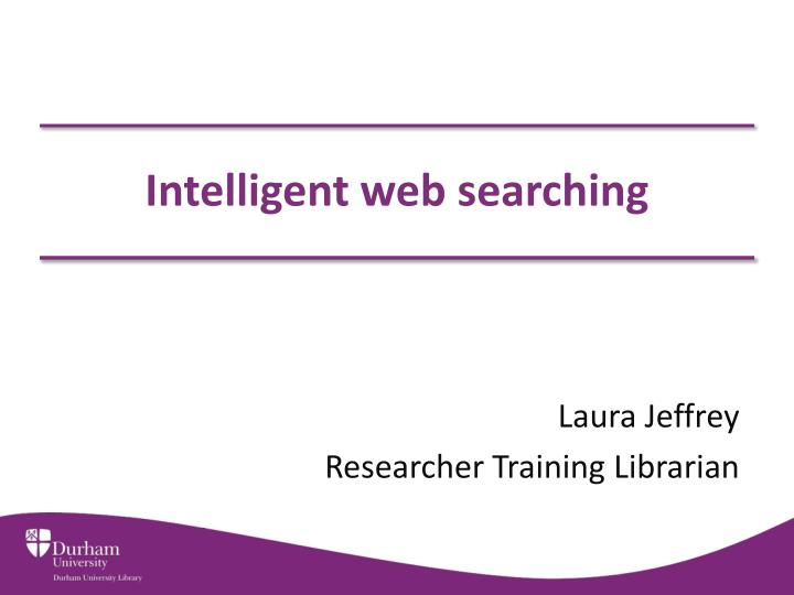intelligent web searching