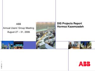 DIS Projects Report Hormoz Kazemzadeh