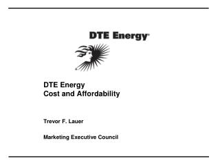 DTE Energy Cost and Affordability