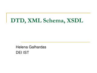 dtd xml schema xsdl