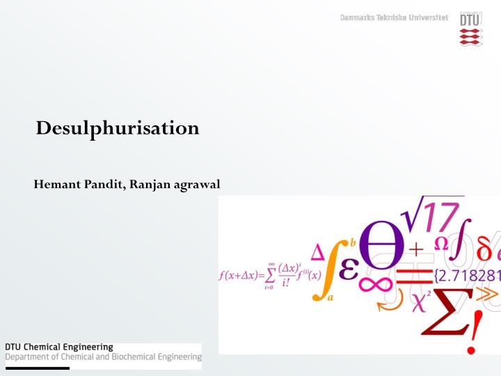 desulphurisation