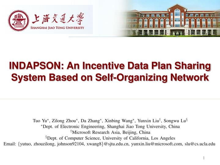 indapson an incentive data plan sharing system based on self organizing network