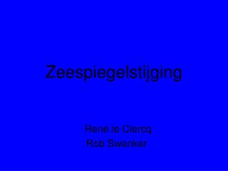 Zeespiegelstijging