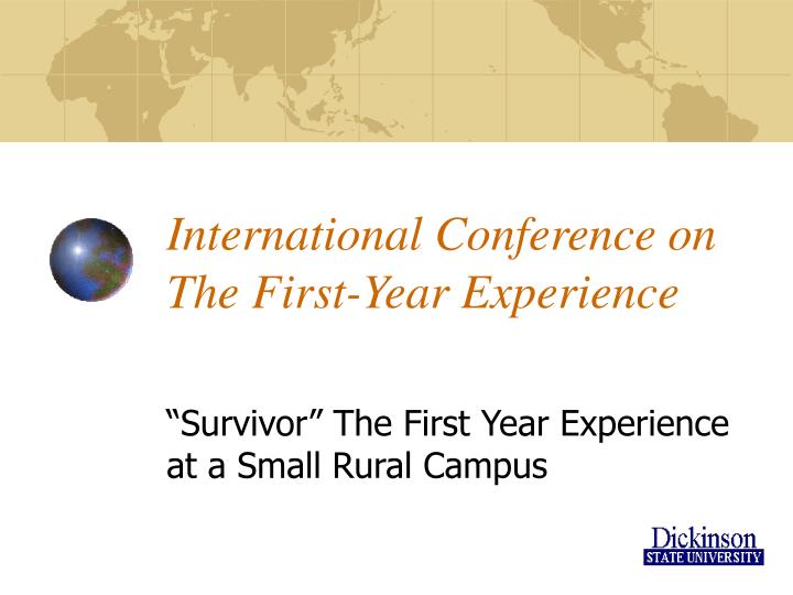 international conference on the first year experience