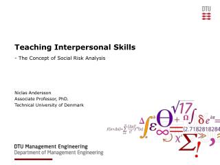 Teaching Interpersonal Skills