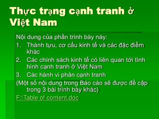 th c tr ng c nh tranh vi t nam