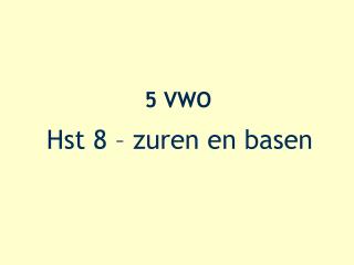 5 vwo