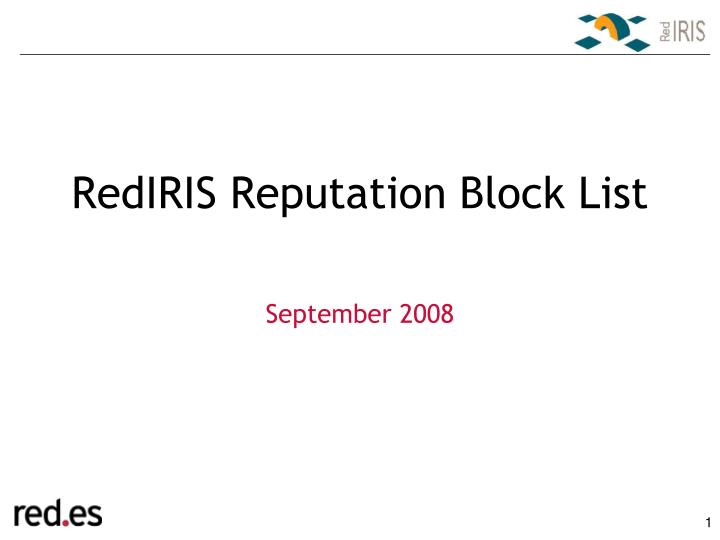 rediris reputation block list