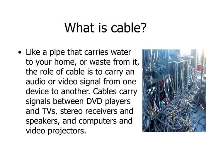 what is cable