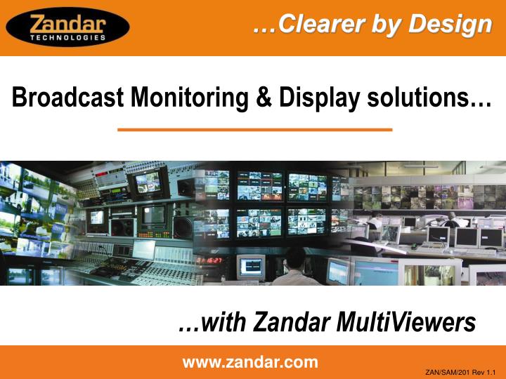 broadcast monitoring display solutions