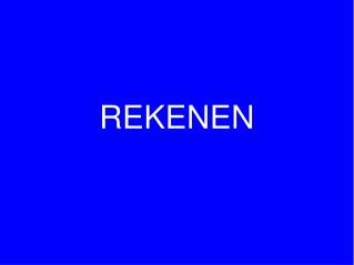 rekenen