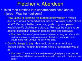 Fletcher v. Aberdeen
