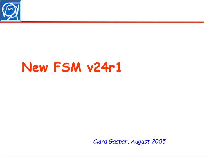 new fsm v24r1