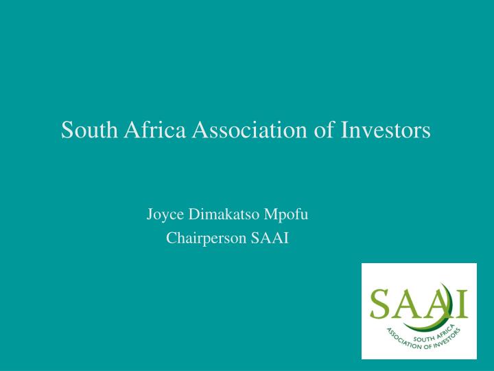 south africa association of investors