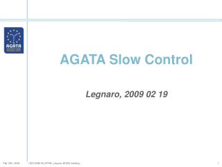 AGATA Slow Control