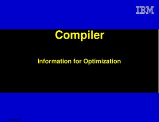 Compiler